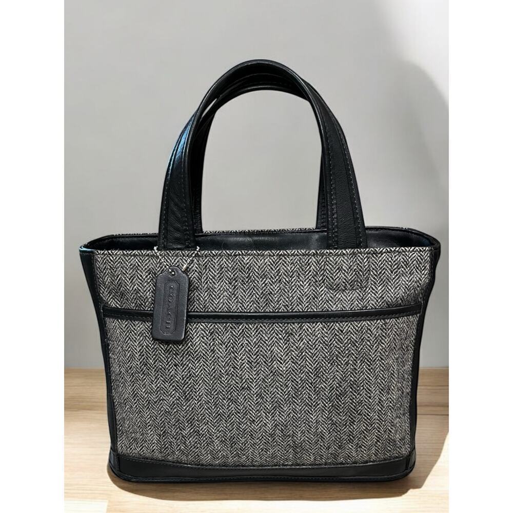 Vintage Coach 6126 Bleecker Tweed Satchel & Pouch - Picture 2 of 12